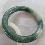 Dark Green Thin Jade Bangles - Perfect Christmas Gift