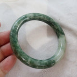 Dark Green Thin Jade Bangles - Perfect Christmas Gift