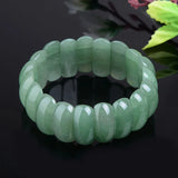 Green Dongling yu Stone Bracelet Crystal Jewelry