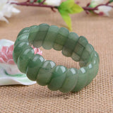 Green Dongling yu Stone Bracelet Crystal Jewelry