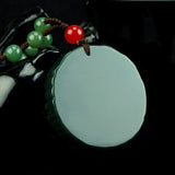 Hetian Jade Dragon Eight Trigrams Pendant Necklace Men Women Jewelry