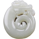 Xinjiang Stone Dragon Pendant Necklace Jewelry X5206
