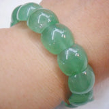Green Stone Bracelet Unisex Natural Tanglin Hand Row Jewelry