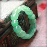 Green Stone Bracelet Unisex Natural Tanglin Hand Row Jewelry