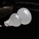Chalcedony Lady Gourd Pendant Necklace Jewelry