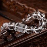 Natural Crystal Round Beads Bracelet Protective Jewelry