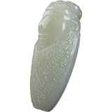 Hand-Carved Cicadas Pendant Natural Stone Necklace Jewelry
