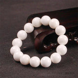 6/8/10/12mm Natural Beads Bracelet - Stretch Beaded Bracelets