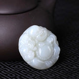 Stone Buddha Pendant for Women's Necklace