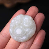 Stone Buddha Pendant for Women's Necklace