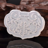 XINJIANG Stone Carved Lock Pendants for Child