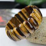 Yellow Tiger Eye Stone Love Buddha Bracelet Natural Stone Jewelry