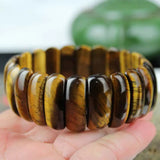 Yellow Tiger Eye Stone Love Buddha Bracelet Natural Stone Jewelry