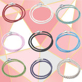 Kakany Double Loop Leather Braided Bracelet Series