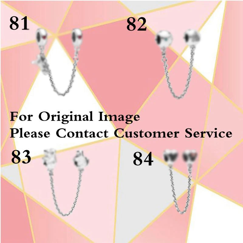 Kakany S925 CZ Safety Chain Party Accessories