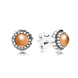 S925 Silver December Gemstone Stud Earrings, Classic Jewelry