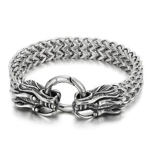 12mm Dragon Chain Stainless Steel Bracelet