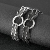 12mm Dragon Chain Stainless Steel Bracelet