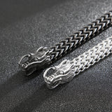 12mm Dragon Chain Stainless Steel Bracelet