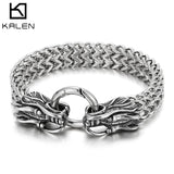 12mm Dragon Chain Stainless Steel Bracelet