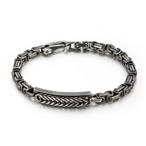 5mm Stainless Steel Bracelet Men's Retro Punk Motorcycle Accessories