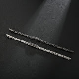 5mm Stainless Steel Bracelet Men's Retro Punk Motorcycle Accessories