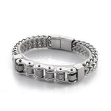 Bicycle Chain 12mm Link Stainless Steel Bracelet Men's Gift