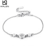 Bohemia Chain Bracelet with Zircon Charm