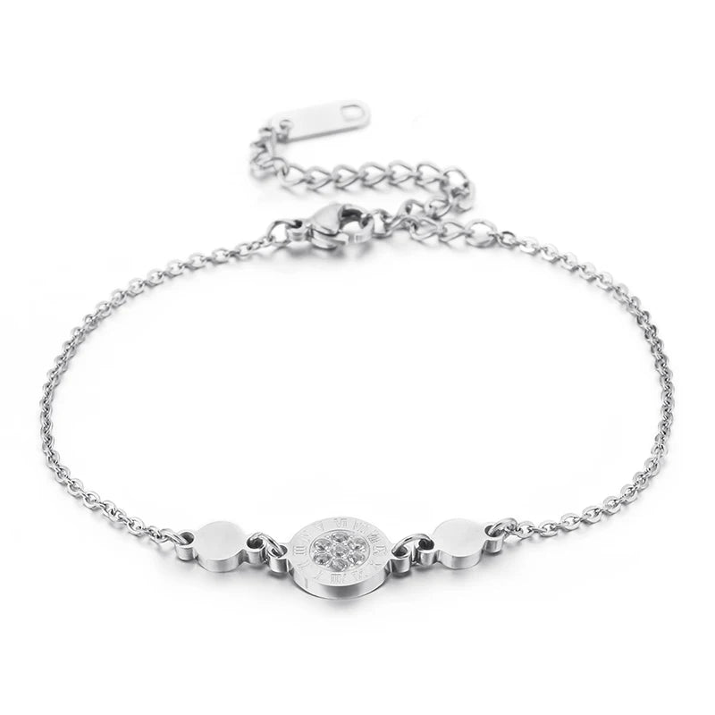 Bohemia Chain Bracelet with Zircon Charm
