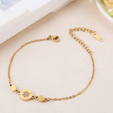 Bohemia Chain Bracelet with Zircon Charm