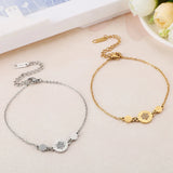 Bohemia Chain Bracelet with Zircon Charm