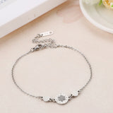 Bohemia Chain Bracelet with Zircon Charm