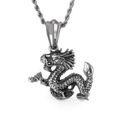 Dragon King Retro Style Pendant Necklace