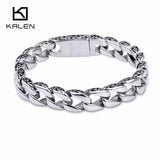 Men's Stainless Steel Bike Chain Bracelet