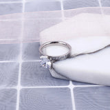 Stainless Steel Rings Classic Wedding Bands Anillos Jewe