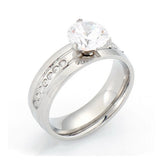 Stainless Steel Rings Classic Wedding Bands Anillos Jewe