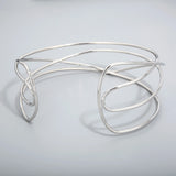 Iron Alloy Torques Choker Necklace for Women Statement Jewelry