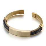Men's Stainless Steel Bracelet Cuff Bangle