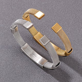 Men's Stainless Steel Bracelet Cuff Bangle