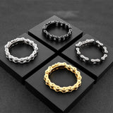 Four-Color Bike Chain Stainless Steel Men's Bracelet Jewelry