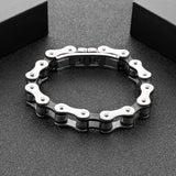 Four-Color Bike Chain Stainless Steel Men's Bracelet Jewelry