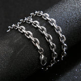 Men's Stainless Steel Geometric Stitching Necklace