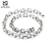 Men's Stainless Steel Geometric Stitching Necklace