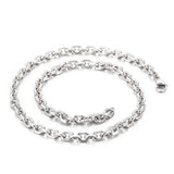 Men's Stainless Steel Geometric Stitching Necklace