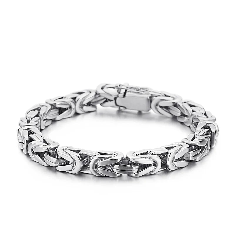 Golden Steel 361L Stainless Steel Bracelet Men's Suit Jewelry