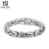 Golden Steel 361L Stainless Steel Bracelet Men's Suit Jewelry