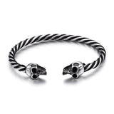 Gothic Skull Stainless Steel Bracelet Men's Jewelry