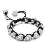 Gothic Style Bone Rope Chain Stainless Steel Bracelet