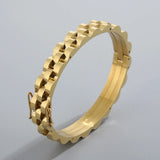 Men's 9mm Bangle Bracelet Motorcycle Link Chain