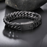 Punk Bike Chain Bracelet Vintage Stainless Steel Men Hand Chain